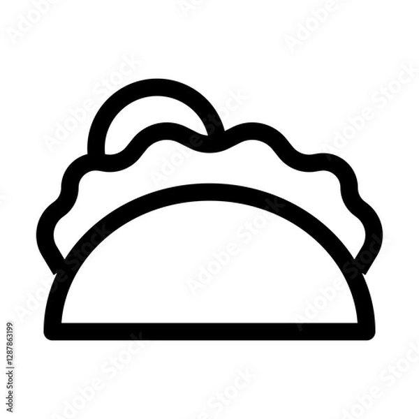 Obraz food and fruit thin icon