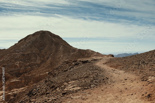 Fototapeta Desert on the way to Gishron Gorge