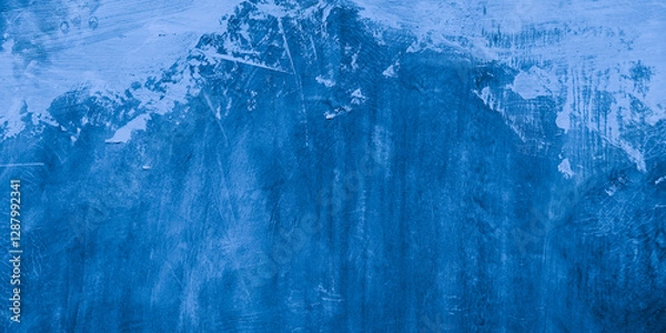 Obraz blue texture wall background