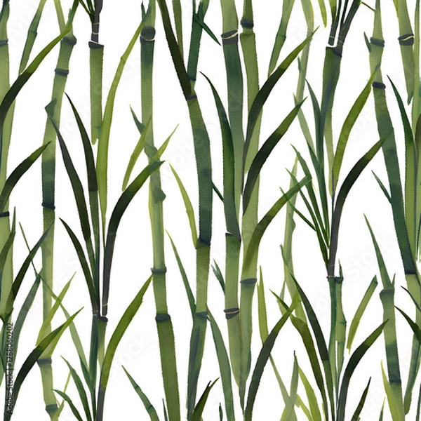 Fototapeta green bamboo background