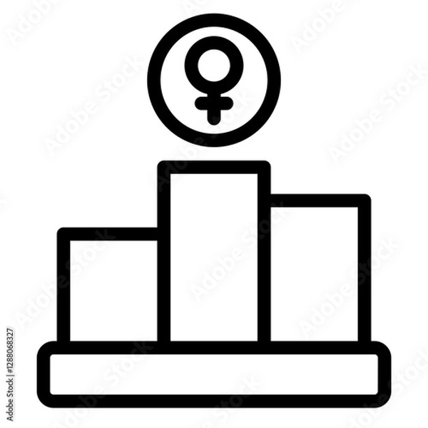 Fototapeta Podium Icon