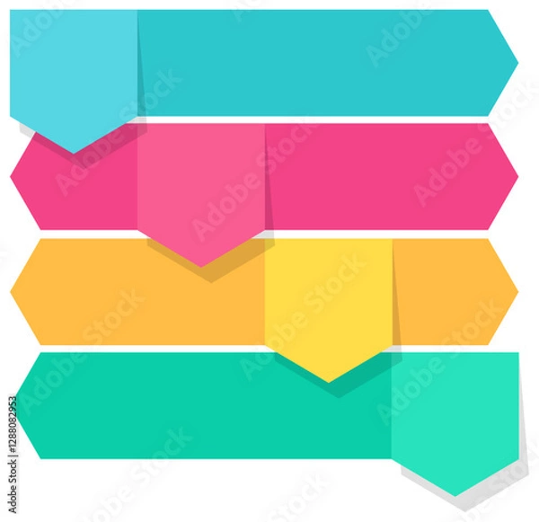 Obraz flat-infographic-template-with-steps