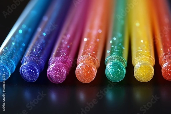 Obraz Colorful Pens Close-up