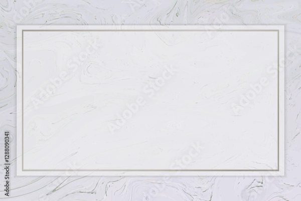 Fototapeta Fluid gray rectangle frame vector 01