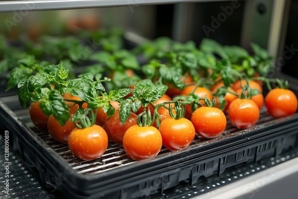 Obraz Hydroponic Tomato Growth