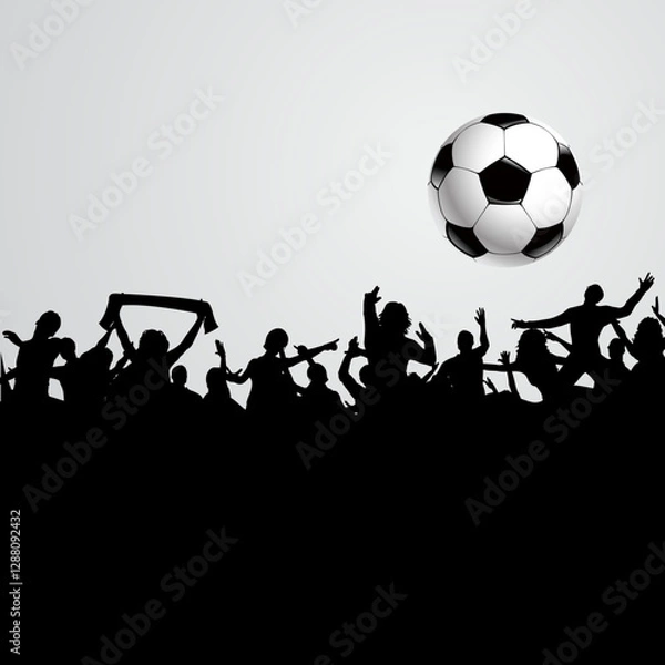 Obraz football-fans-crowd