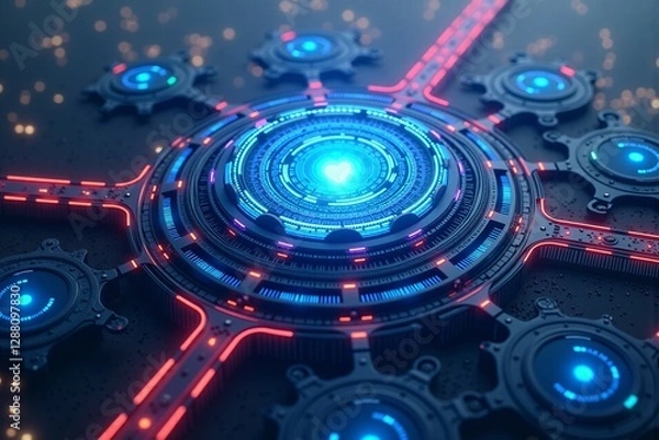 Obraz Cybersecurity AI System