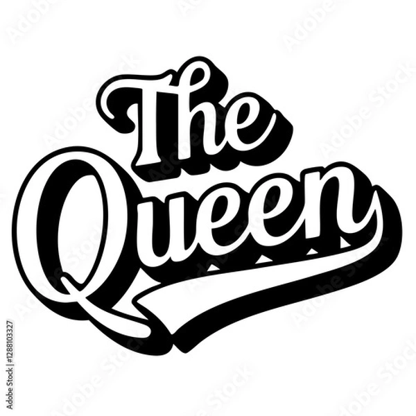 Obraz The queen quote svg