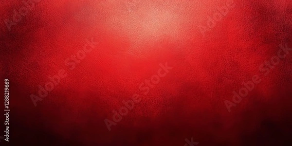 Fototapeta Textured Red Gradient Background, festive, abstract