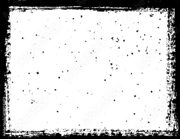 Obraz Grunge border vector texture background