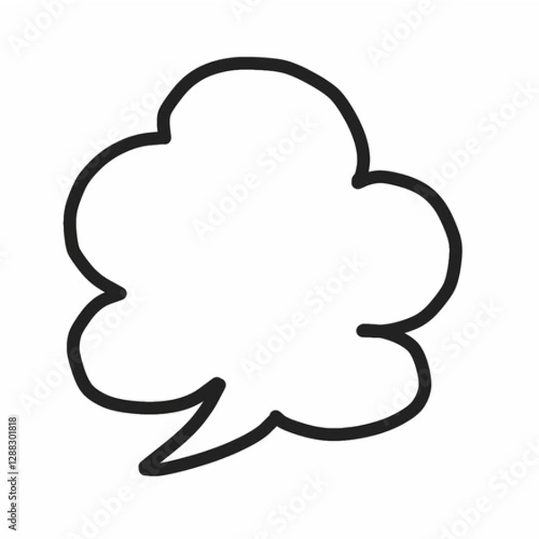 Fototapeta talking speech bubble illustration 