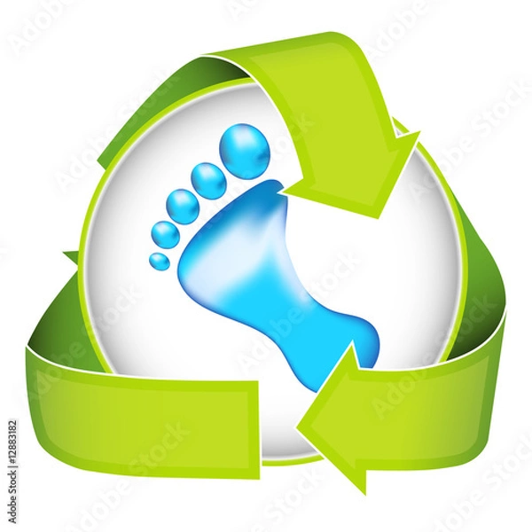 Obraz Carbon Footprint