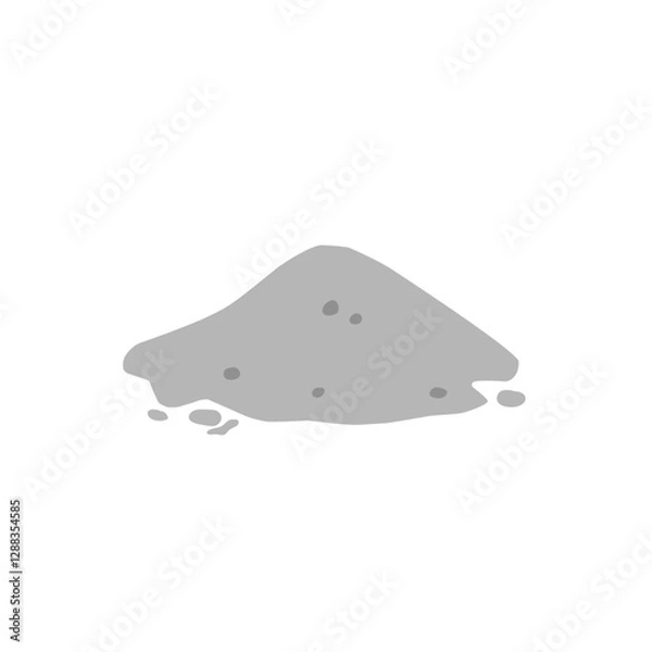 Obraz mound of cement material