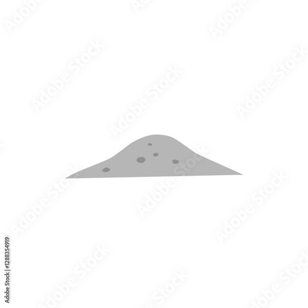 Obraz mound of cement material