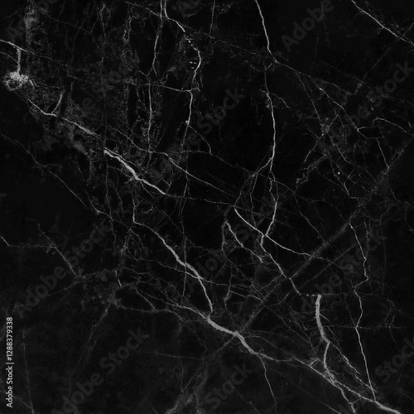 Fototapeta Black marble seamless texture with high resolution for background and design interior or exterior, counter top view.
