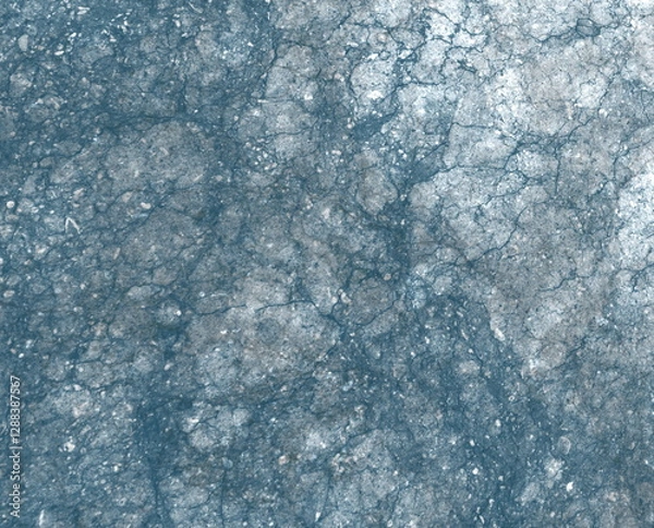 Obraz Blue abstract background, marble granite textures.