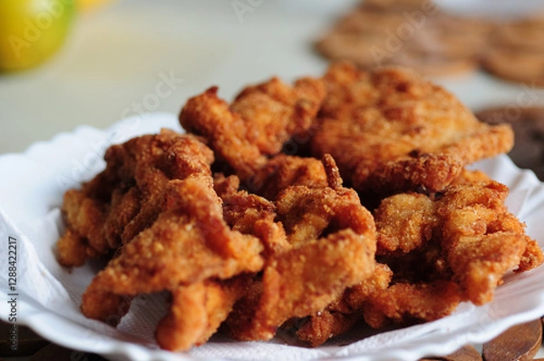Obraz breaded chicken fillet