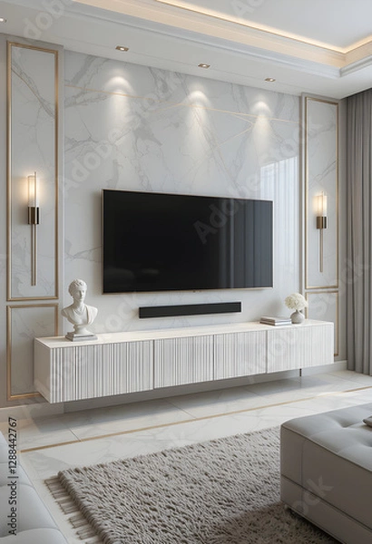 Obraz tv unit bedroom