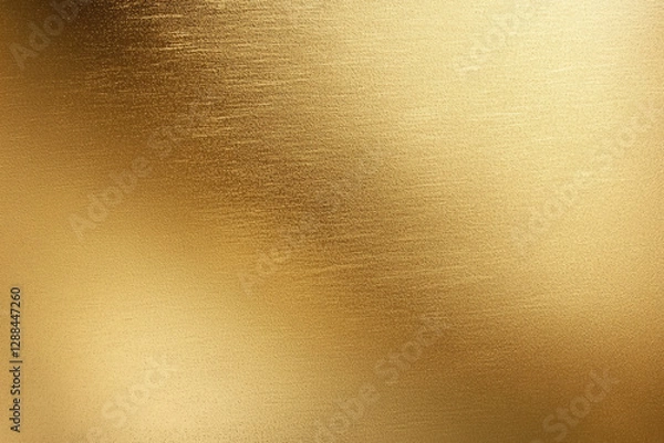 Fototapeta smooth, shiny gold texture with brushed finish, perfect for backgrounds or design elements. This elegant surface adds touch of luxury and sophistication to any project
