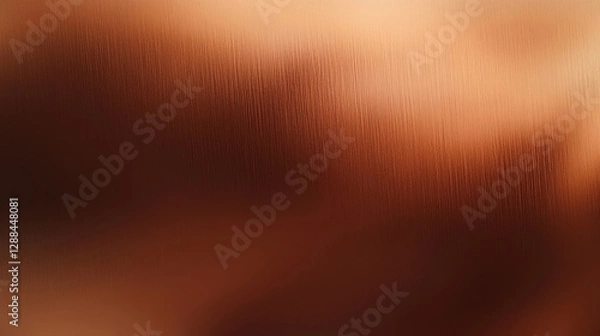 Fototapeta Smooth metallic texture with warm brown tones, creating abstract background. Ideal for design projects or artistic applications