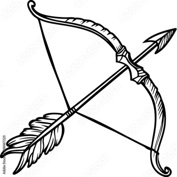 Obraz Bow and arrow
