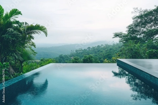 Obraz Swimming Pool Jungle View