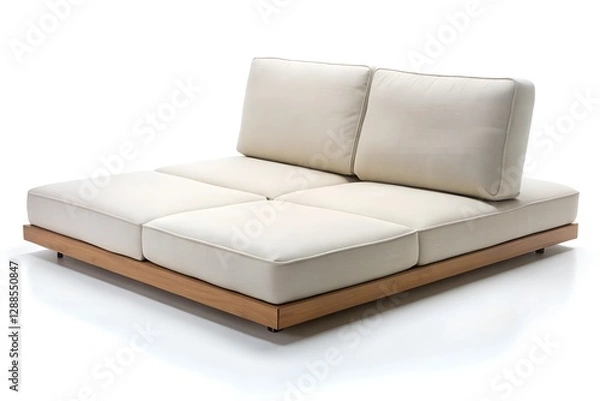 Fototapeta sofa isolated on white background