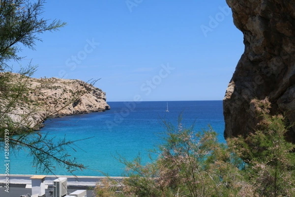 Obraz view from the beach