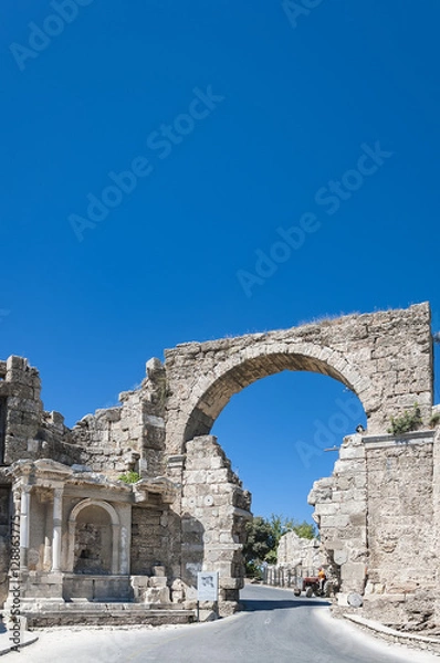 Fototapeta Side Ancient City Gate