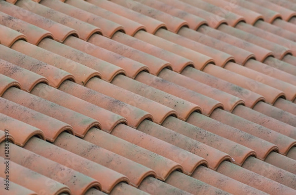 Obraz Tejado de tejas nuevas