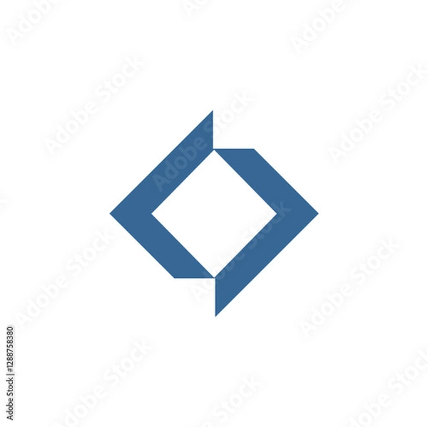 Fototapeta SQUARE CODE LOGO