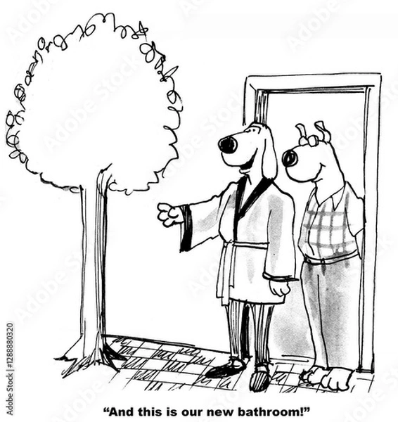 Obraz This is the master bathroom