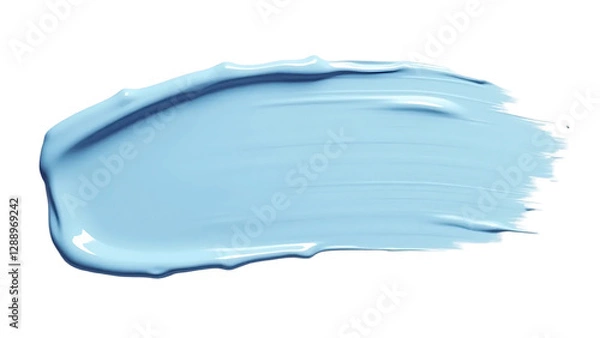 Obraz Light Blue Paint Swatch: Texture, Color, and Application