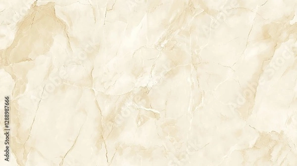 Fototapeta Beige marble texture with white natural veins and polished surface creates luxurious background. Ideal for architecture, interior design, flooring, countertops and luxury decor projects.