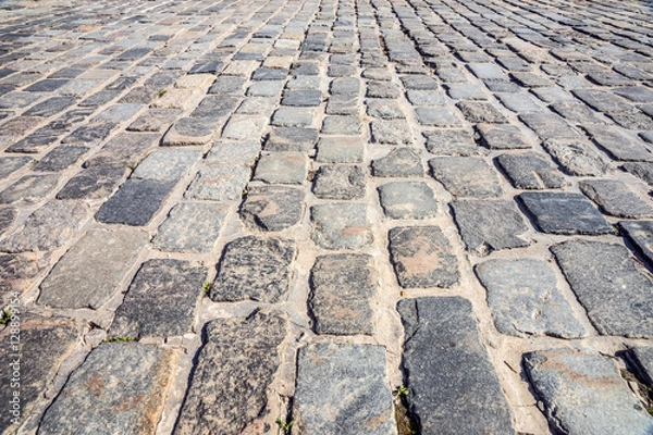 Obraz The cobblestone road.