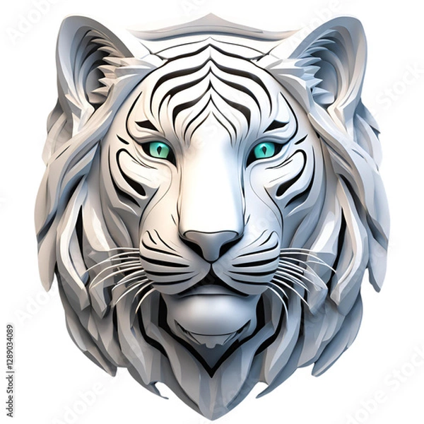 Obraz tiger head vector