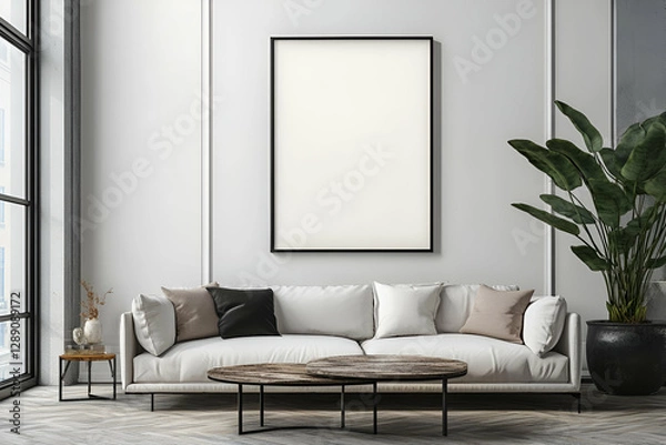 Obraz Bright Living Area Design

