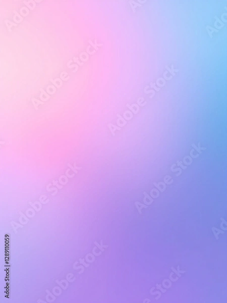 Obraz Vibrant Neon Soft Pastel Gradient Background in Pink and Blue Tones with Smooth Blur Effect