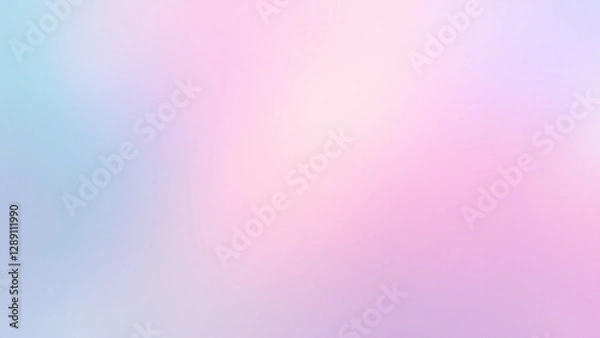 Obraz Vibrant Neon Soft Pastel Gradient Background in Pink and Blue Tones with Smooth Blur Effect