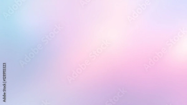 Obraz Vibrant Neon Soft Pastel Gradient Background in Pink and Blue Tones with Smooth Blur Effect