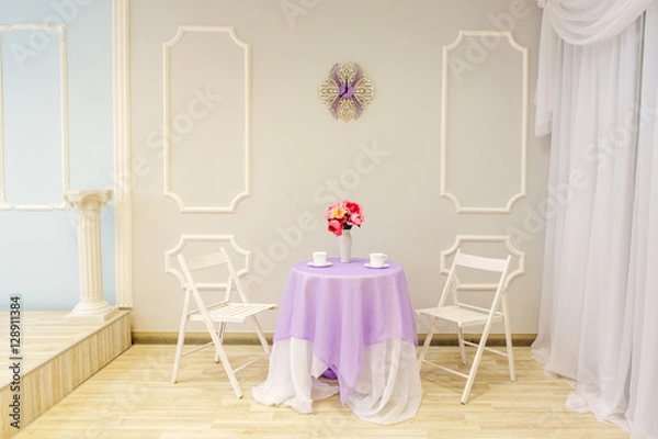 Fototapeta Beautiful clock in the interior  