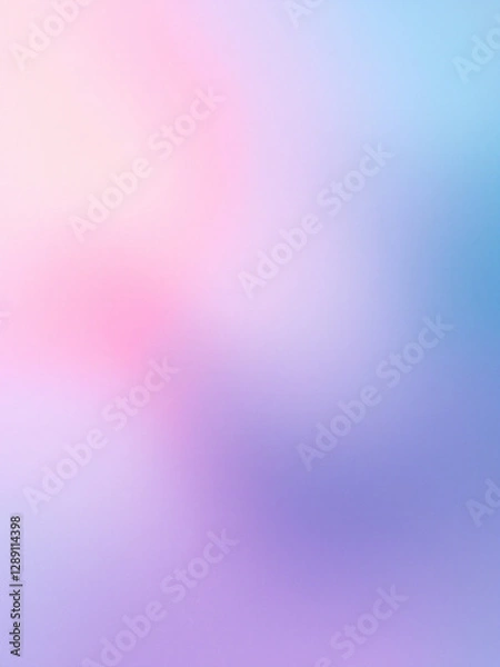 Obraz Vibrant Neon Soft Pastel Gradient Background in Pink and Blue Tones with Smooth Blur Effect