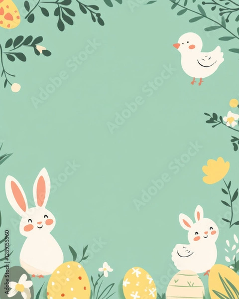 Obraz easter illustration