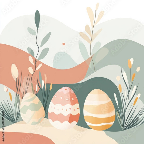 Obraz easter illustration