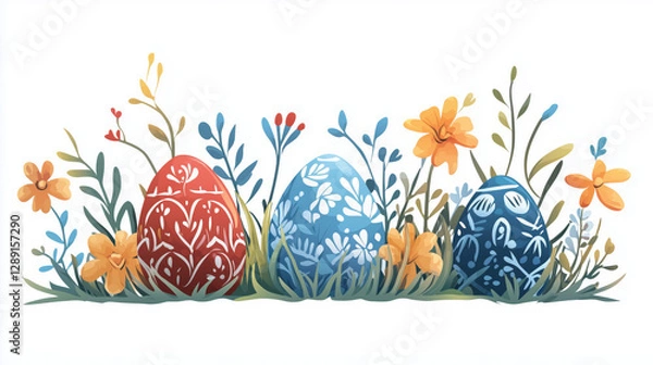 Obraz easter illustration