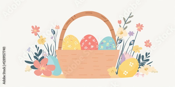 Obraz easter illustration
