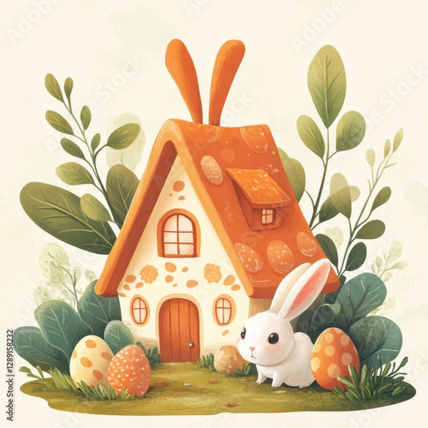 Obraz easter illustration