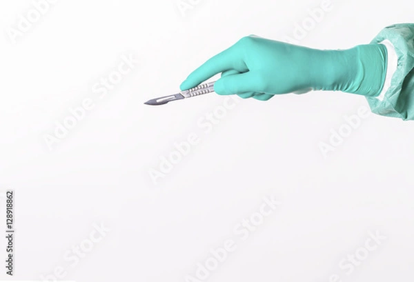 Obraz Surgeon hand witha scalpel