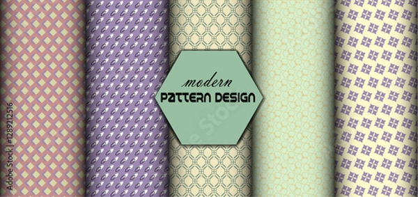 Obraz Trendy Seamless Pattern Vector