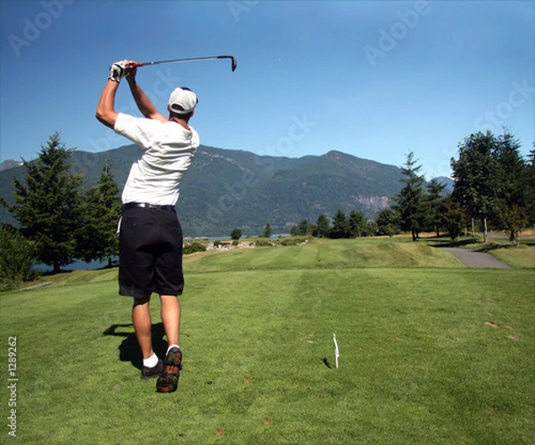 Fototapeta golf swing
